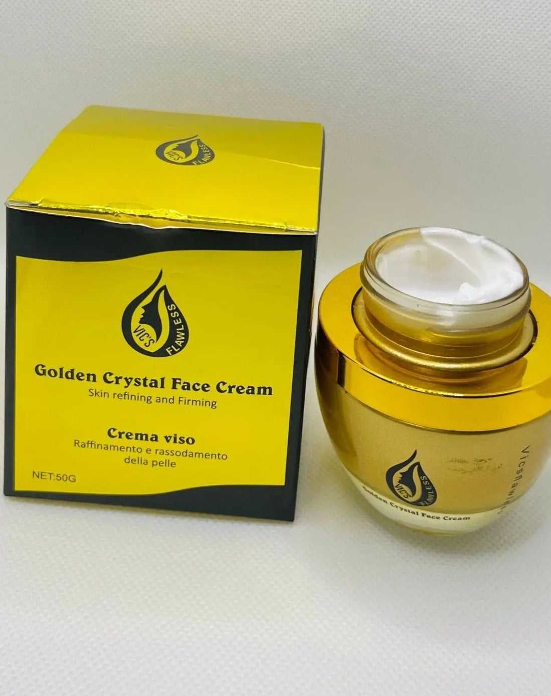 Golden Crystal Face Cream (New Formula) Vicsflawless 