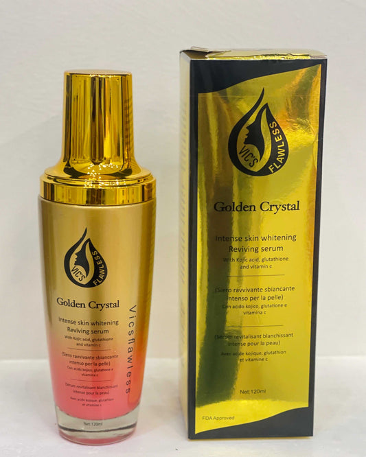 Golden Crystal (Intense whitening body serum) New Formula Vicsflawless 