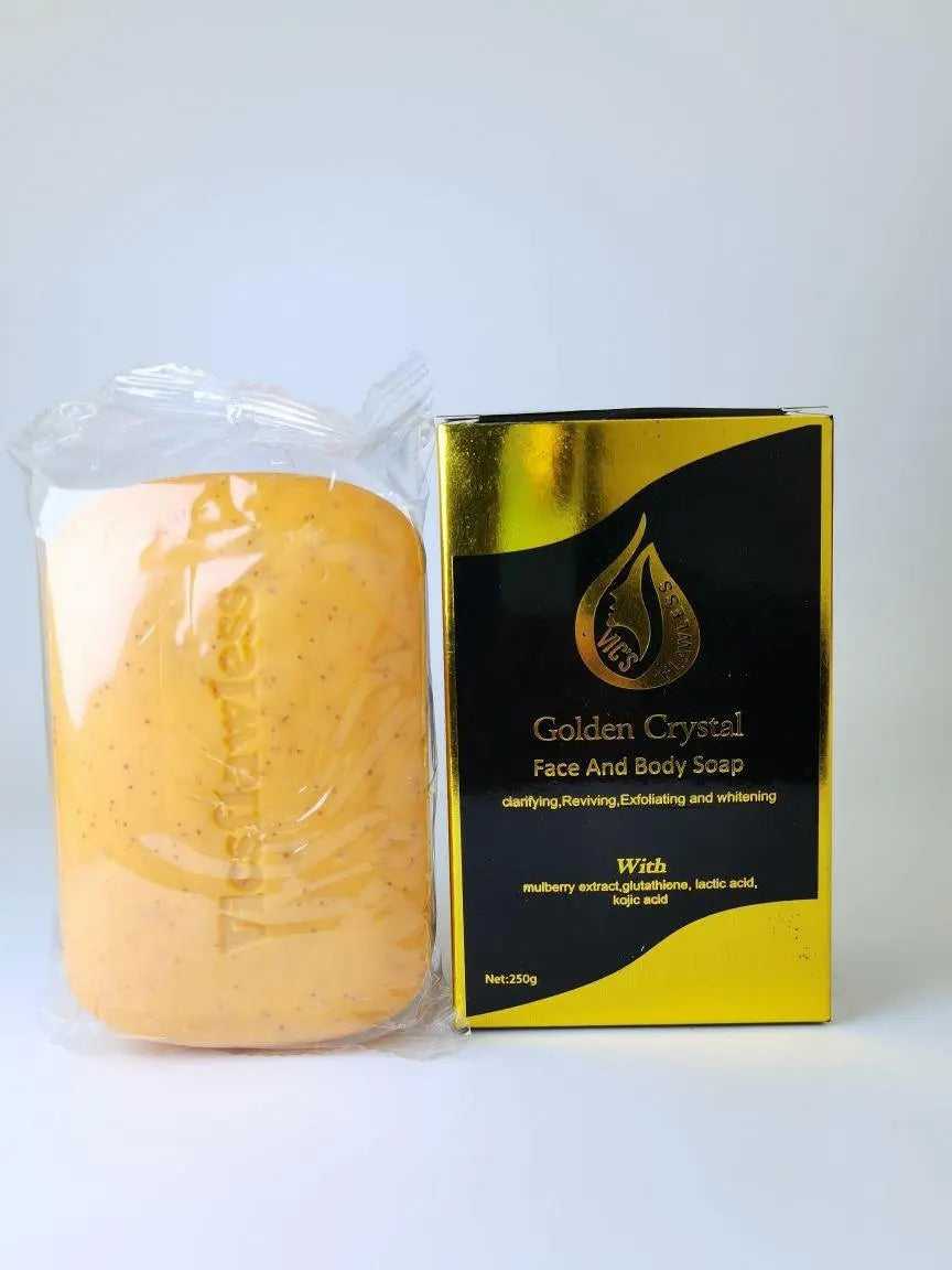 Golden Crystal | Skin Whitening Exfoliating Soap Vicsflawless 