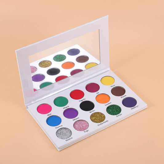 Beauty comes in Colour Eyeshadow palette - Vicsflawless 