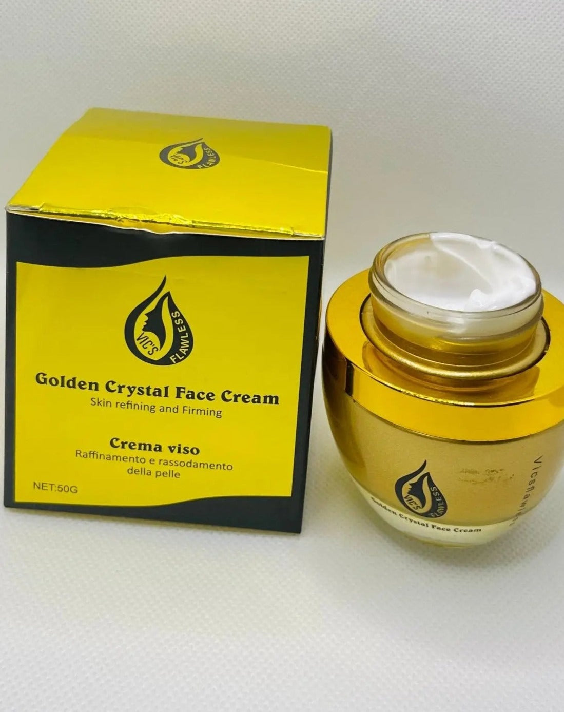 Golden Crystal Face Cream (New Formula) - Vicsflawless